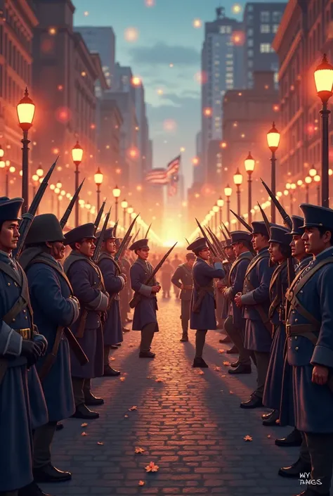 Animated cover of the story of the Boston Massacre 