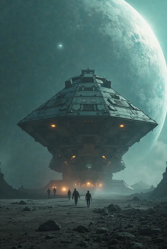 🎬 777777777ft long and 7777777ft wide and 3500ft high alien heavy armored space ark lowering rear door with commandos walking down ramp to hostile enemy planet surface,
"The Vampora Chronicles 2025:The Kavakee And The Zogo” 

Official Trailer
taking the sa...