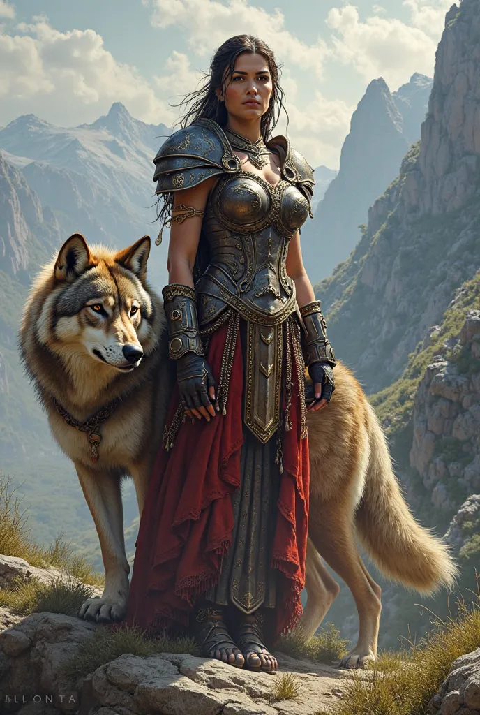 tomyris queen and wolf