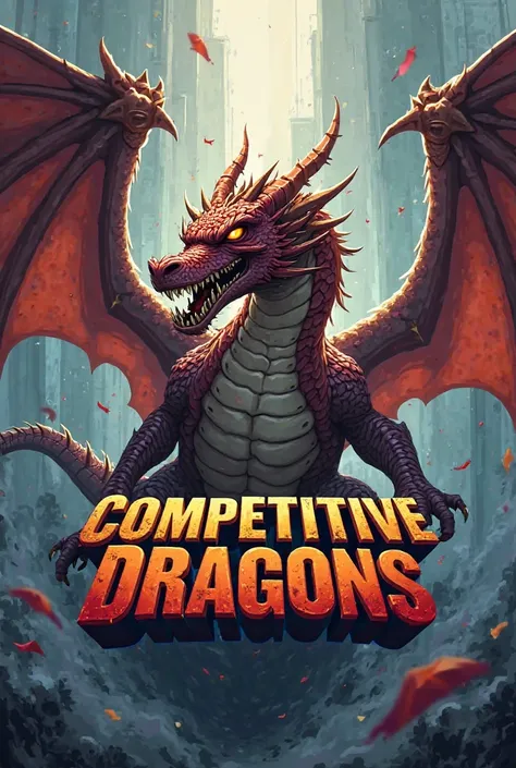 Dragon logo that has Competitive Dragons written on it 