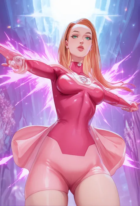     Anime girl, sexy, big boobs , atom eve 