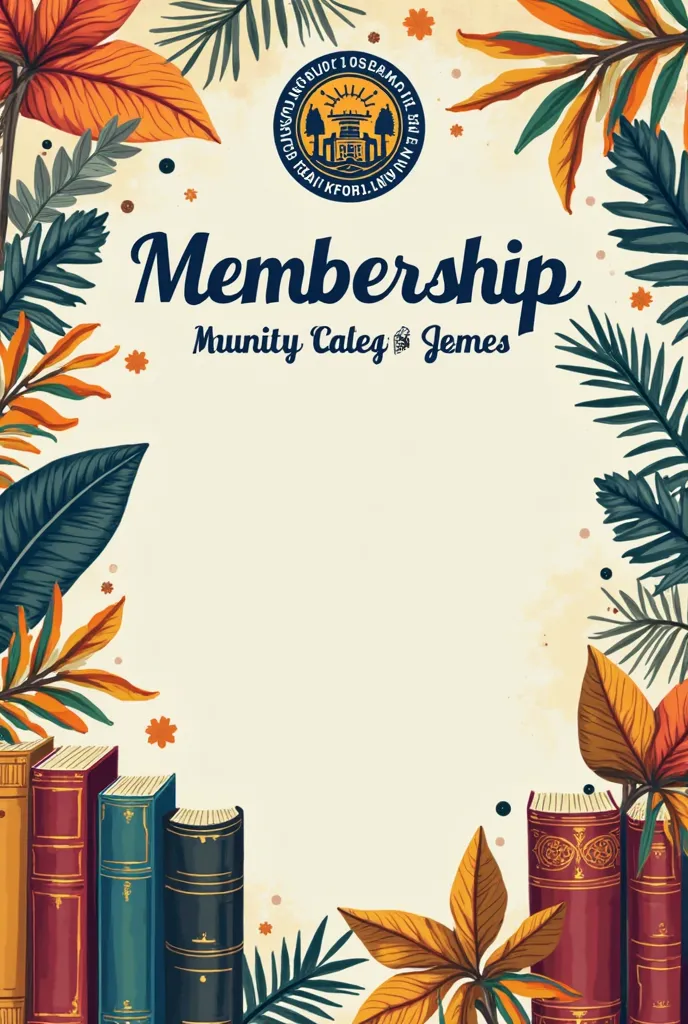 Please create a flyer for registration of membership for the University of Papua New Guinea literary readers Society, registration opens now and ends in week 5, make in with cool book related graphics but it must also be professional, and have a space in t...