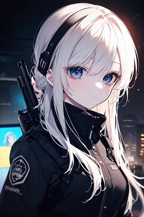 An Expressionless Girl、Attaches a Gun to Her Head,high quality,realistic,realistic,extreme detail,professionals playing VR games,vivid color,Bokeh,Precise Paint,Studio Lighting, 4K resolution,masterpiece,Portrait, horror, photos