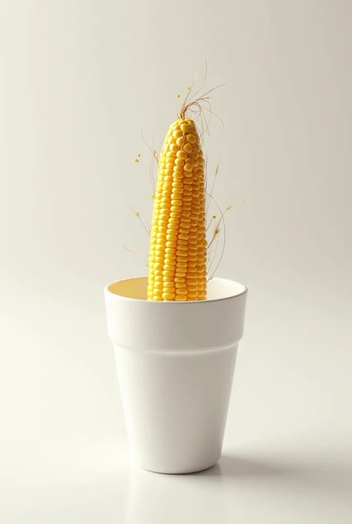 Add the name of the venture below and have the corn in a white glass, Eskite type