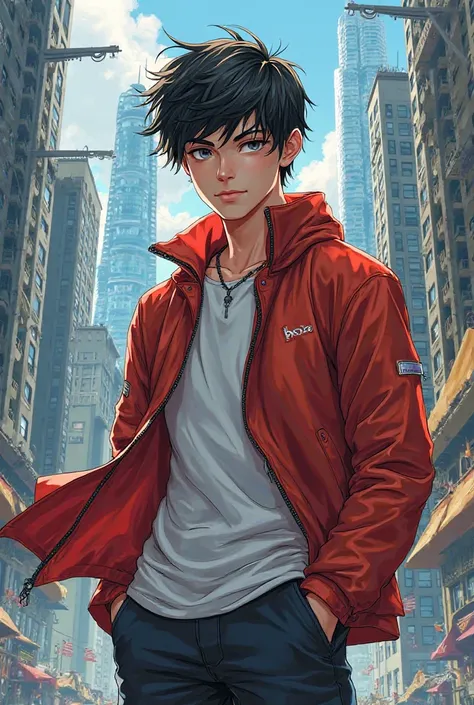 Noah from windbreaker (manhwa art style)