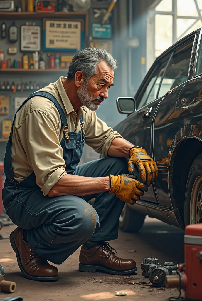 Lee Chung-wai's car repair