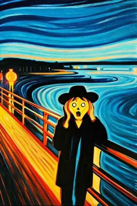 Painting、Munch、 scream