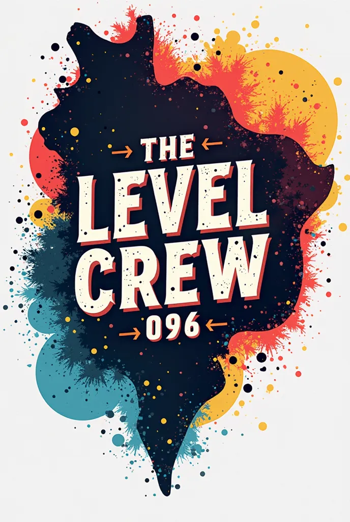 Create an image for Hip-hop association, com o nome LEVEL CREW 096. With the map of the State of Amapá and its colors.  Highlighting the name LEVEL CREW 096