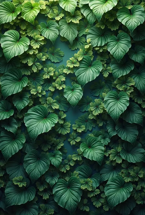 
 background green leafs wallpaper 