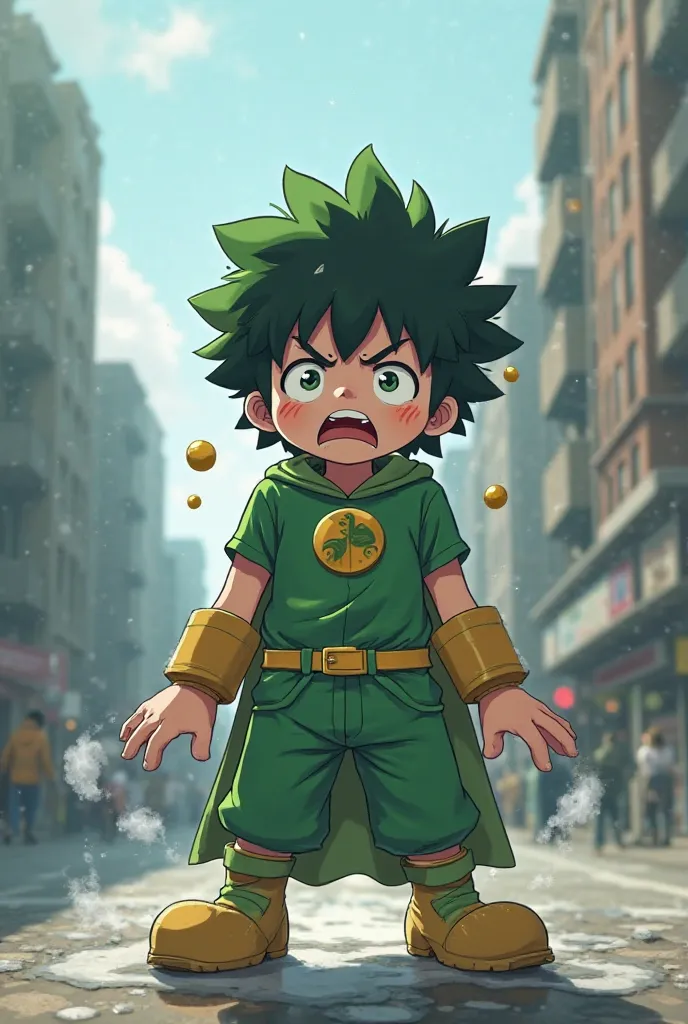 Deku pees himself