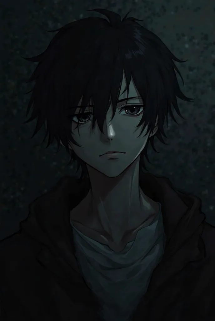 1 Adult Black Eyed Anime Male Who No Longer Likes Torture And Likes Darkness 