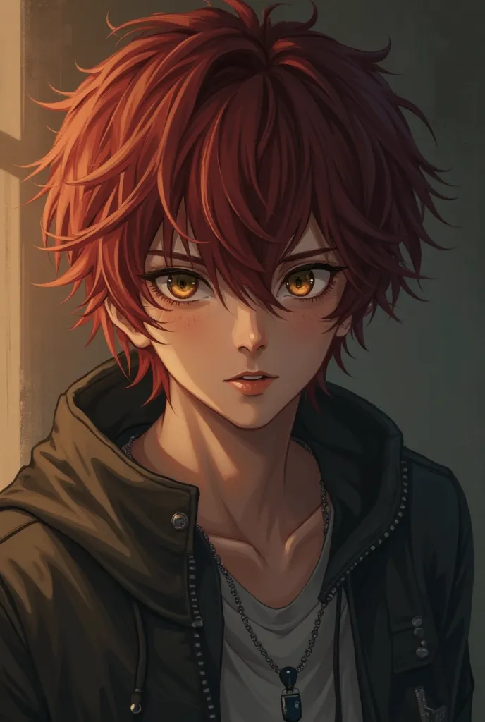 . He is a  young man who lives in an orphanage and shows affiliation traits.. Her hair is dark red and reaches her shoulders., with some freckles scattered on her face. , Window eyes., , which sometimes reflects their strong feelings. . His looks can be at...