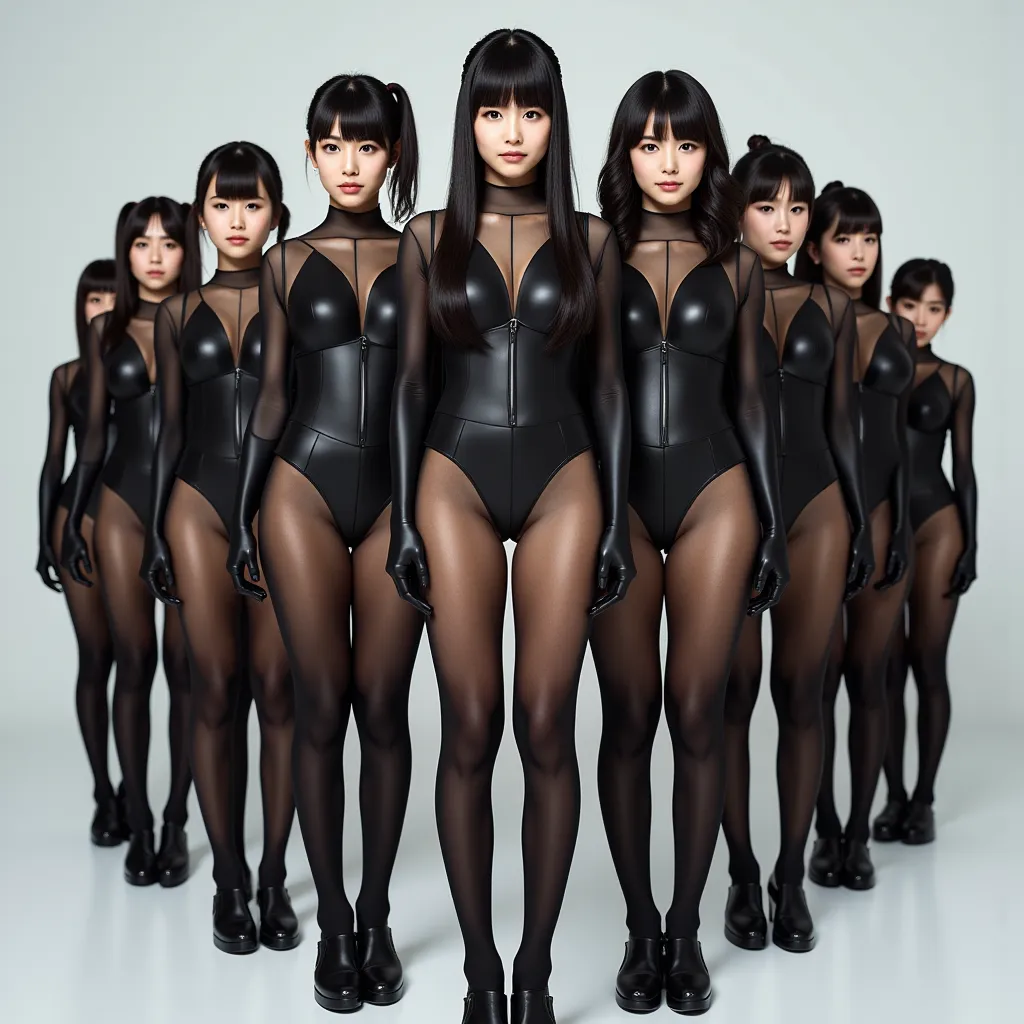 ( everyone always wears black tights :8.9)
(They line up beautifully in a row:1.9)
(girls in black stockings:8.9)
大人数の Japanese女性
全員レースクイーンの服を着てる
超ハイレグ
食い込み
AI


(they all wear the same black tights:3:9)
(pantyhose:5.0)
(thighband pantyhose:5.0)

(high qua...