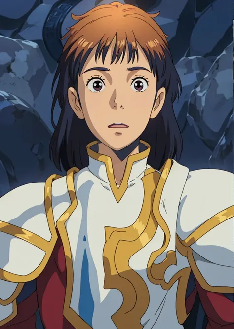 a close up of a person in a white and gold outfit, male anime character, today's featured anime still, in the anime film, in an anime, screenshot from a 2012s anime, screenshot from black clover, 2 0 1 9 anime screenshot, still from anime, in a anime maste...