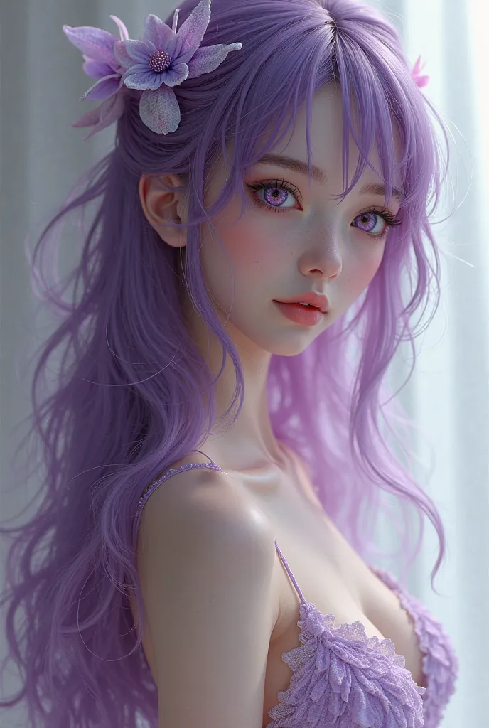 It can make it more humanoid? And instead of purple hair make purple locks with brown hair, Do purple eyes too