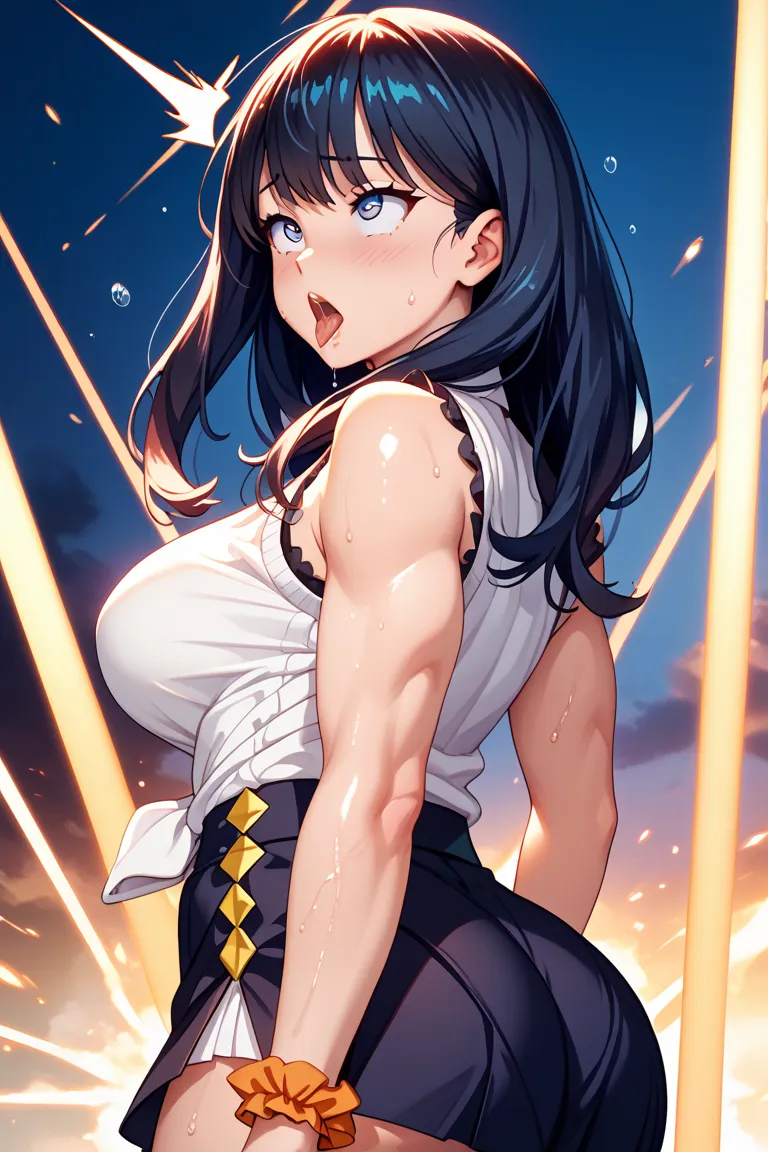 Takarada Rikka、big ass、 thick thighs、Shiny
skin、Climax: (trembling), (climax), (orgasm), (overflow), (How)
(optionals): ( ahegao), (extremely  ahegao), (sweating), (surprised expression)