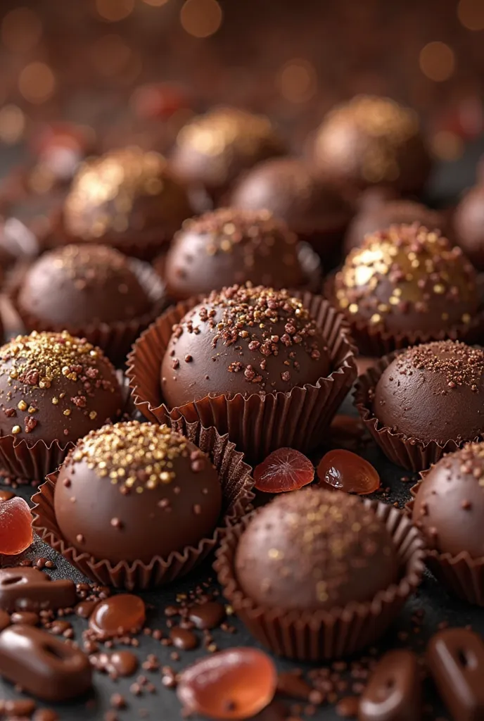 Image full of chocolates