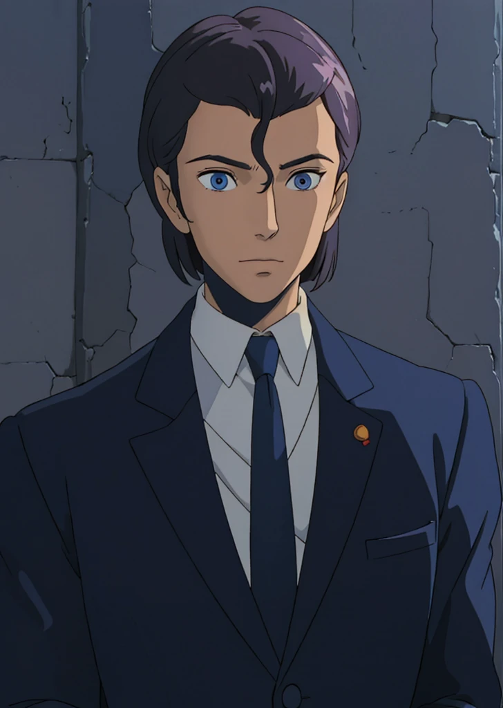 a close up of a man in a suit and tie, anime handsome man, in a strict suit, tall anime guy with blue eyes, delicate androgynous prince, in strict suit, miura kentaro style, kentaro miura manga art style, male anime character, in the anime film, beautiful ...