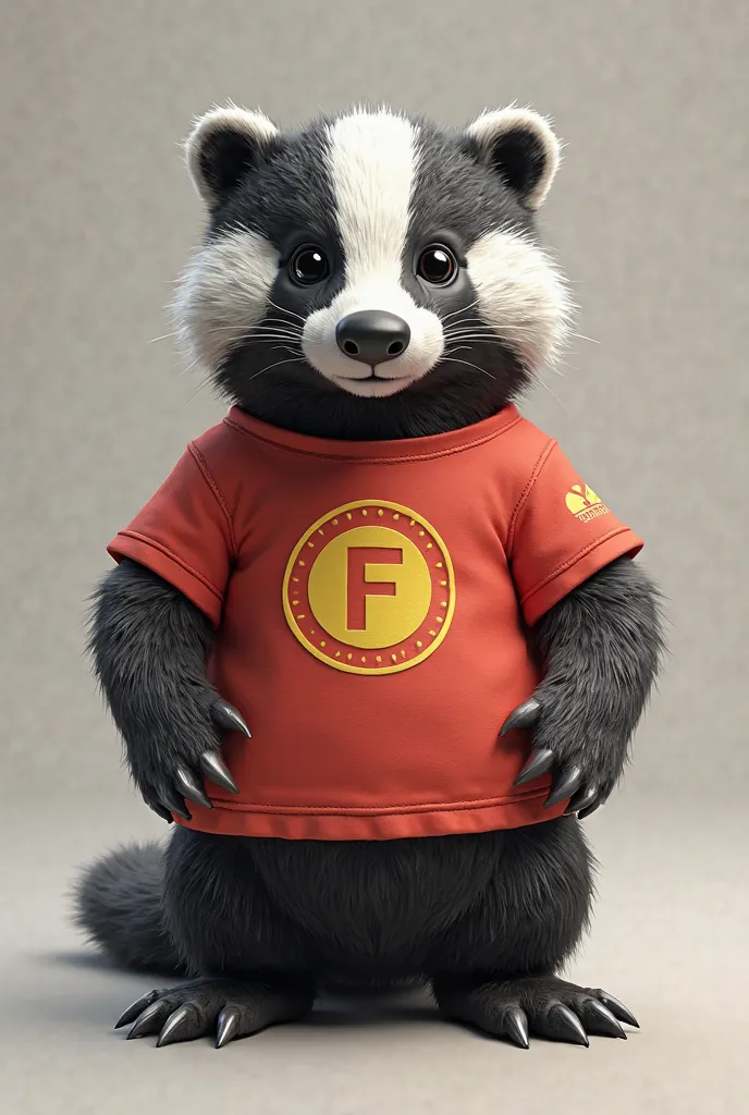 Badger with a Favelacoin shirt