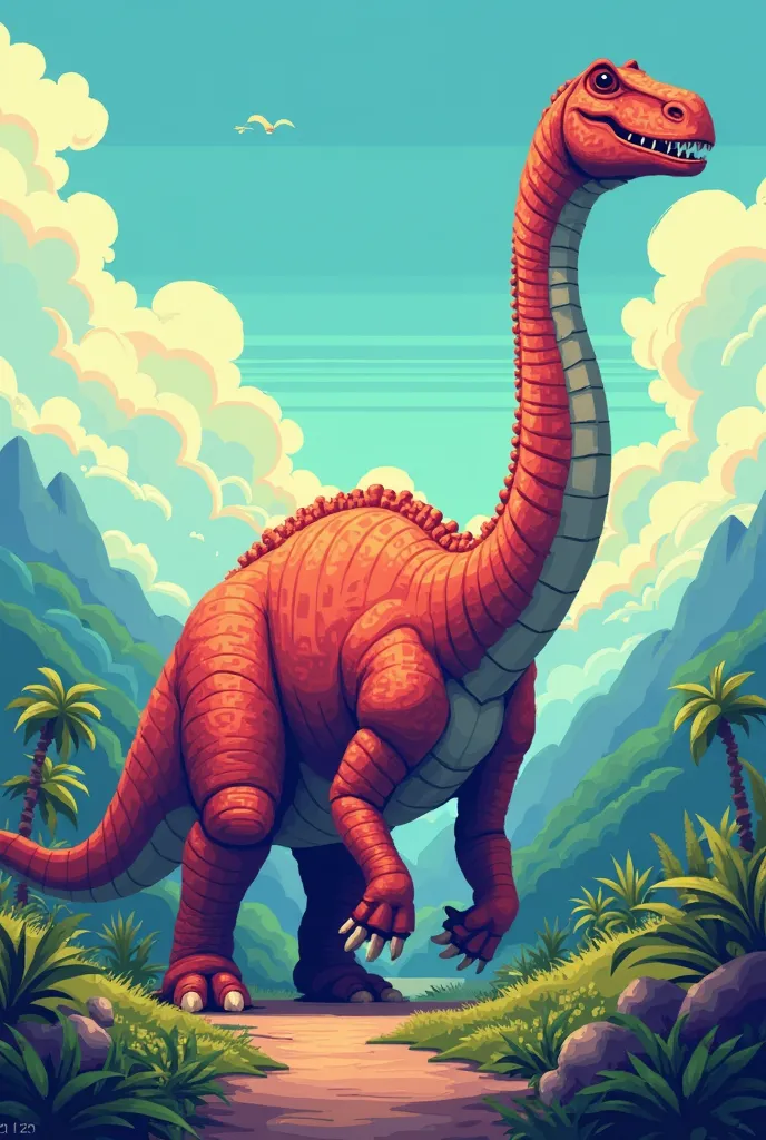 Brontosaurus 8bit 