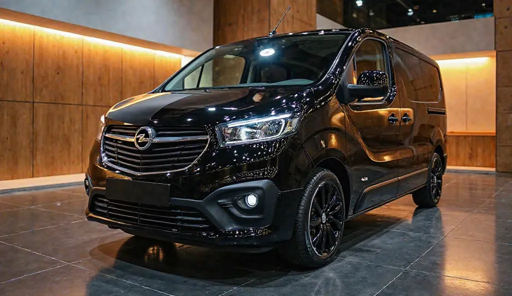 Here’s the best prompt for the front angle view:

Prompt:
"Ultra high-quality showroom photograph of a 2025 Opel Combo in glossy black color, captured from a front three-quarter angle, highlighting the bold front grille, modern LED headlights, and sculpted...