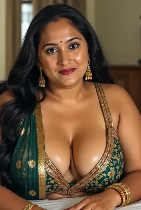 kriti lady(most beautiful lady Gigantic saggy breasts 🔥 Hot, sweat on breast, Beautiful, super defined curvy full body and fatty hourglass body shape:1.3, Indian milf showing gigantic cleavage and saggy gigantic breast, hard eject nipples, (Soaked in sweat...