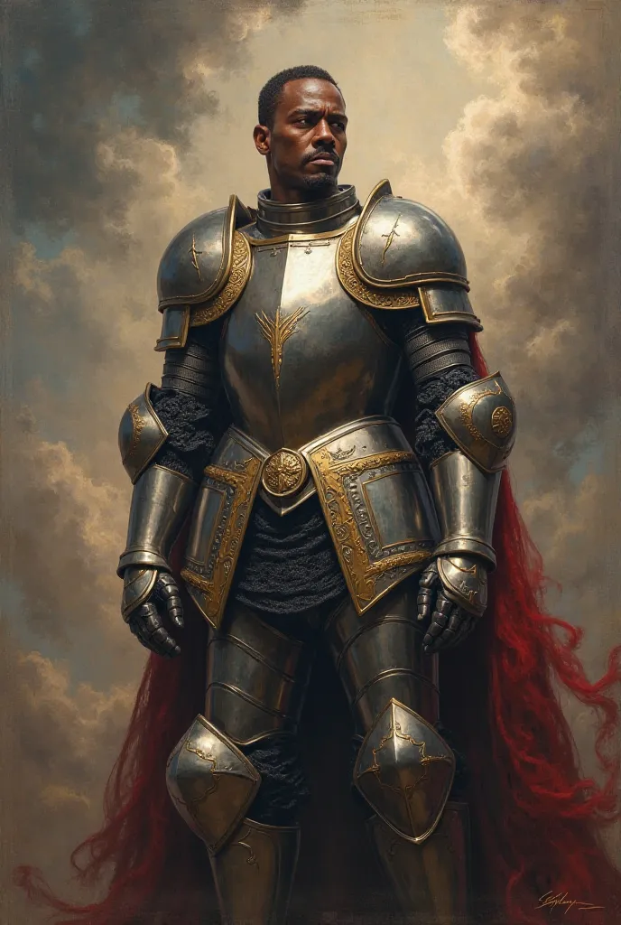 George Floyd as a knight