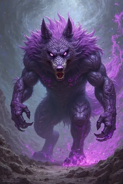 wolf fury badboy purple hair