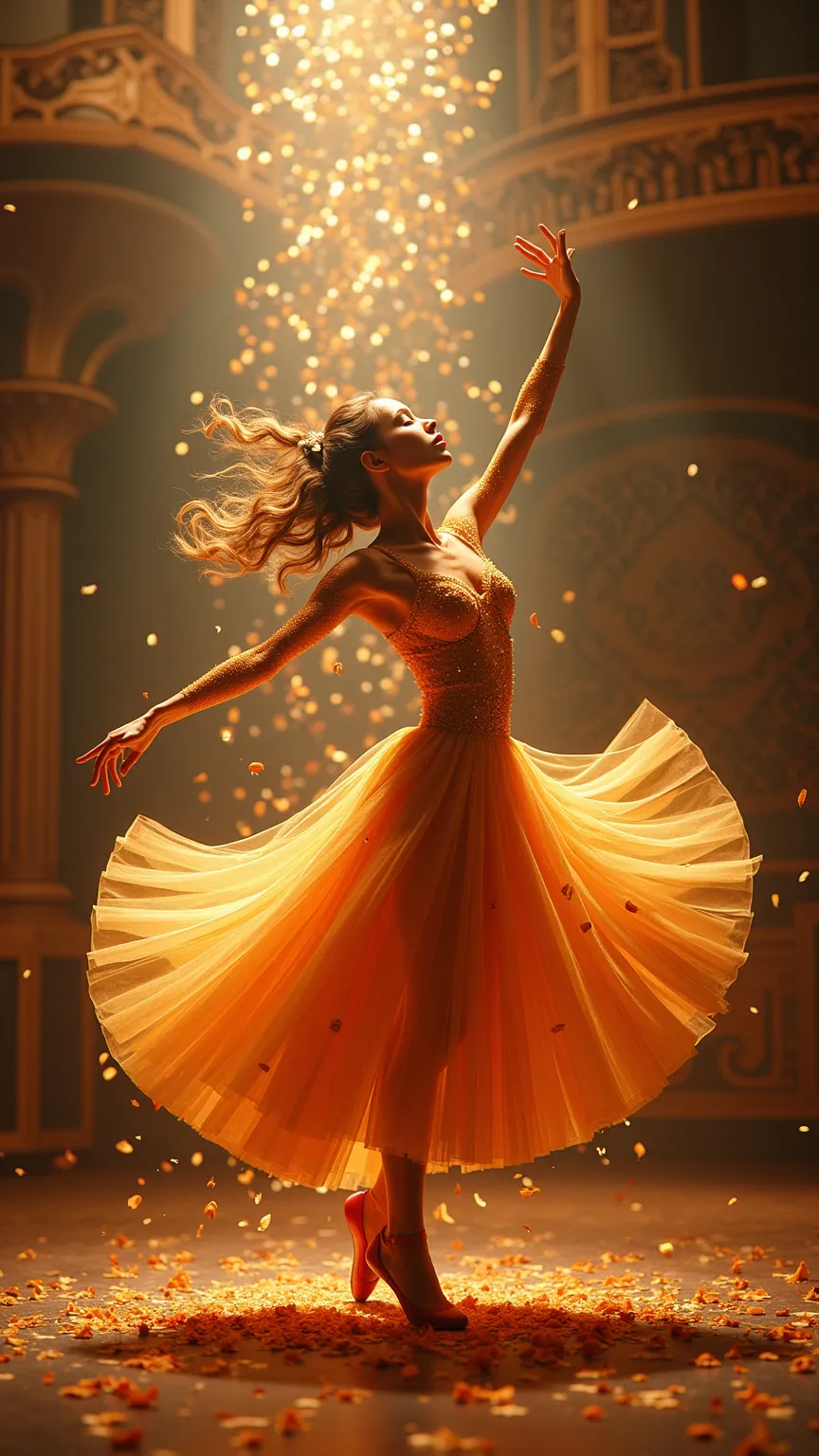 **AI Prompt:**  
"Imagine a vibrant, enchanted kitchen where human dancers embody the essence of culinary magic. Each performer morphs fluidly between human and food elements—arms ripple like molten caramel, legs twist into pretzel shapes, and hair cascade...