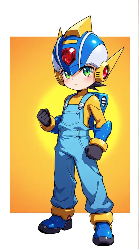 Male boy human ager amirhossein ajorloo pony megaman zero style character design 