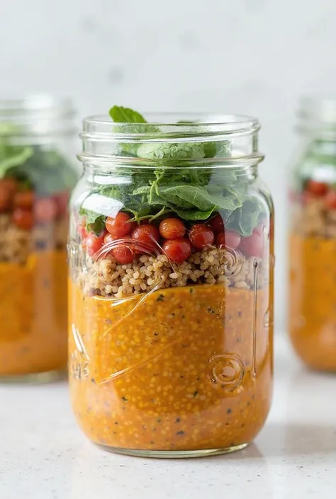 Create me an image of this Ingredients (Makes 6 Mason Jars, 500ml each)
For the Curry:
300g dried red lentils
1.5 cans (600g) chickpeas, drained and rinsed
1.5 large onions, finely chopped
3 cloves garlic, minced
1.5 tbsp fresh ginger, grated
1.5 tbsp curr...