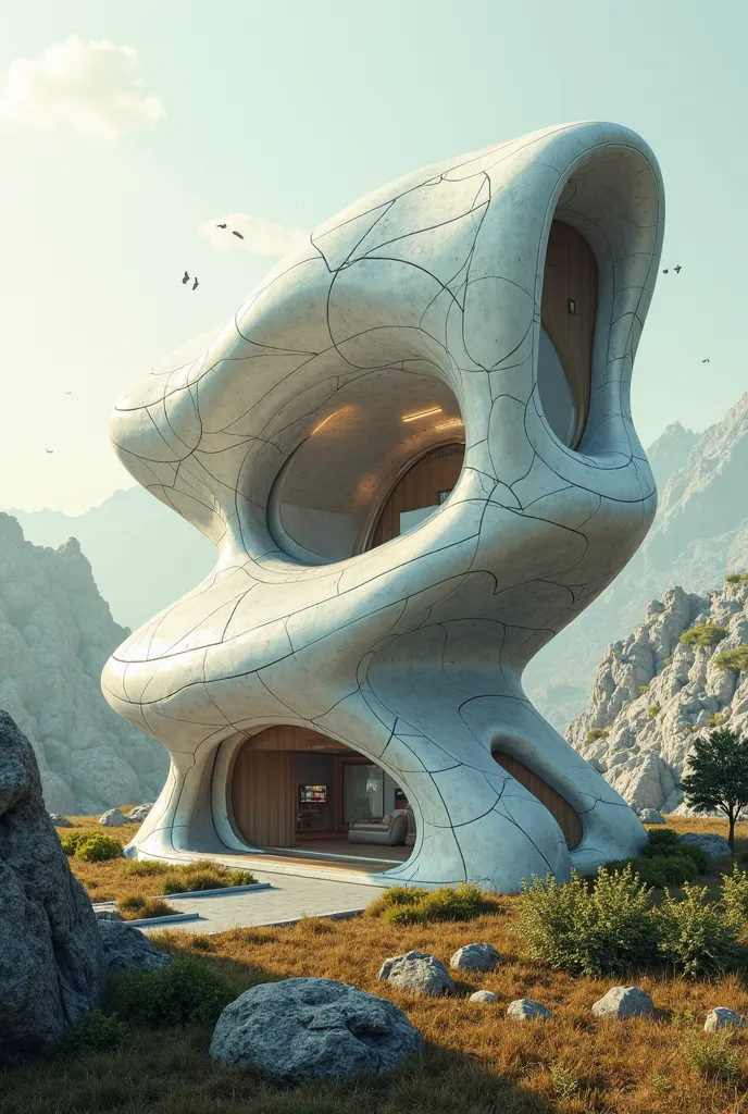 Avatar, Architecture, organic asimetrical shaped, house, SF