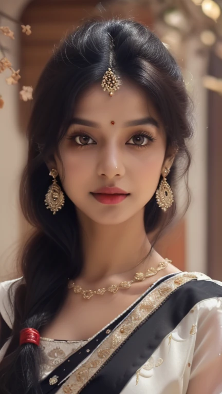 ((full body shot:1.2)), ((desi)), (Indian babe:1.2),
(best quality,4k,8k,highres,masterpiece:1.2), ultra-detailed, (realistic, photorealistic, photo realistic:1.37), HD, HDR,UHD,studio lighting,ultra-fine,   Chubby face, A beautiful Indian girl wearing Ind...