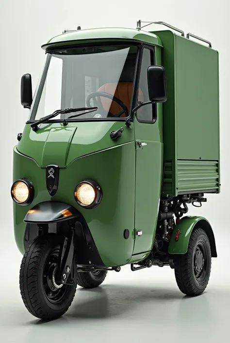 The Piaggio Ape panel van transformer has a compact, robust body shape, that the classic Italian pickup truck with a mechanical, humanoid design combined. The driver's cab forms the chest, while the headlights serve as sparkling eyes. Its arms consist of e...