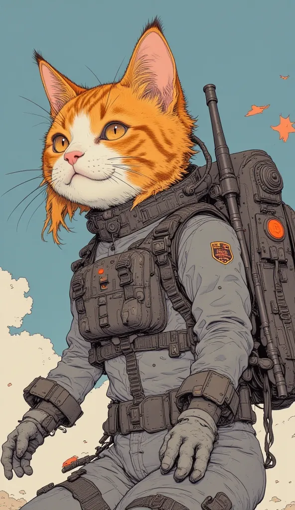 cartoon of a cat in a space suit riding a jet, Concept art Jim Davis , Pixiv,  furry art, tomcat replica, tomcat raptor hornet falcon, Full-body robot!! cat, cat summons a spaceship, Female - 9 1 / 1 2 5,  Official Fanart,  high quality fan art ,  Furaffin...