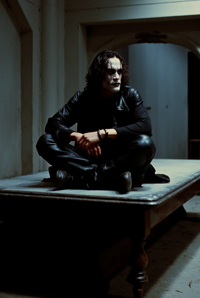 Create Brandon Lee sitting on the table 