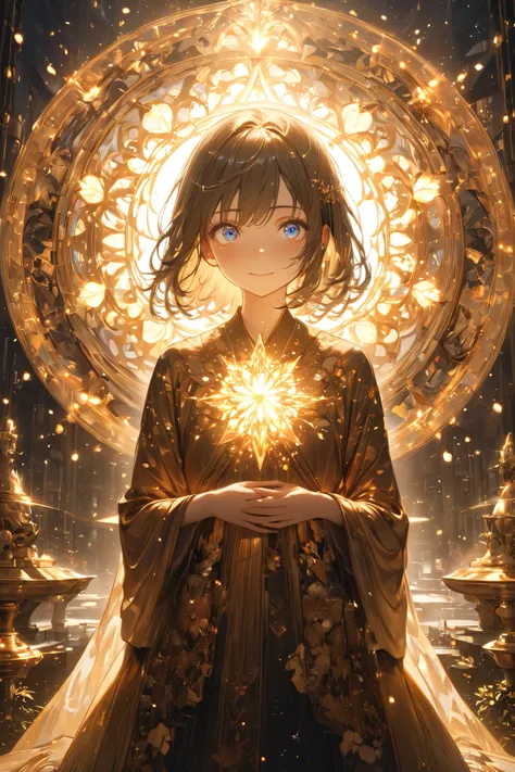 (masterpiece, Highest quality:1.2), one girl, alone、RAW photo, High Resolution, very well detailed, complicated details, 8k,smiles, have twinkling eyes, odd-eye,