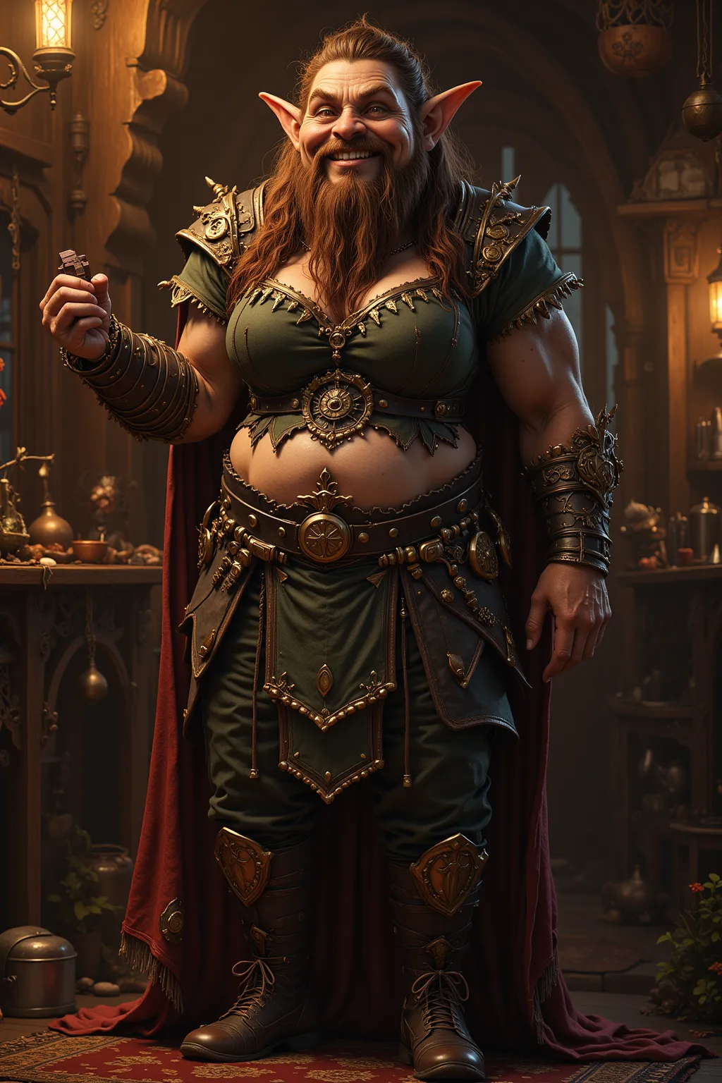 Dwarf woman , Very big , beautiful dwarf woman beard . Tien as la maison un barre de chocolat 