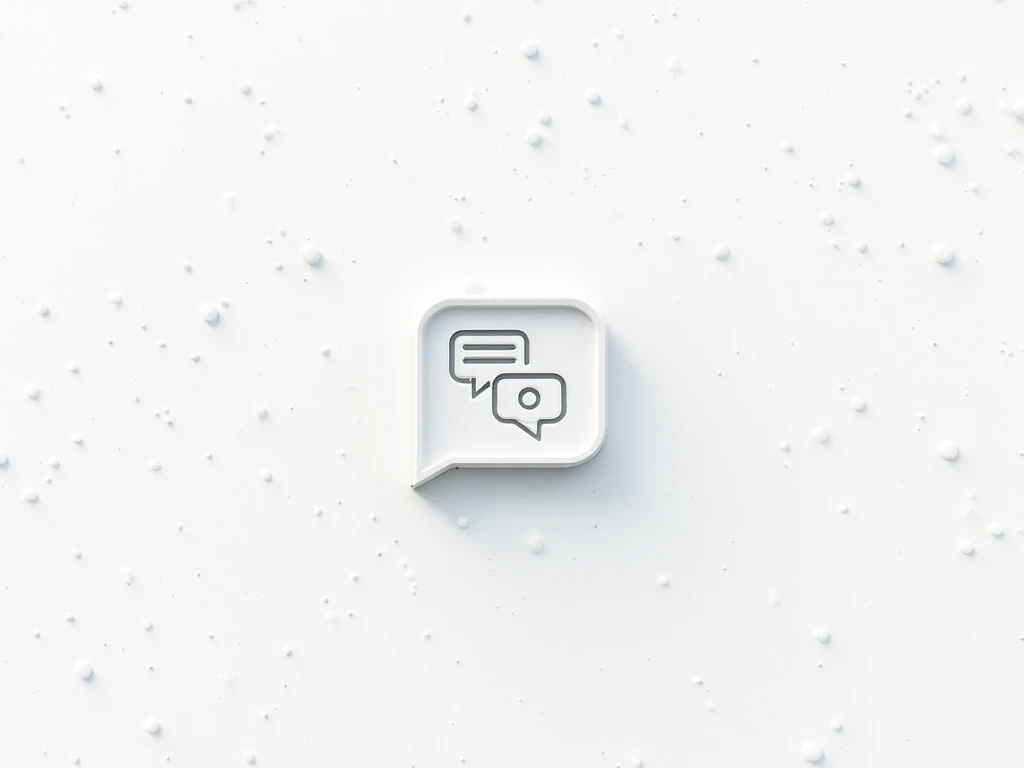 Messages icon on a white background