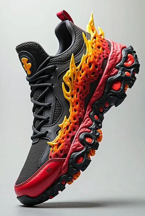 Make a rathalos shoe that looks like a regular sport shoe