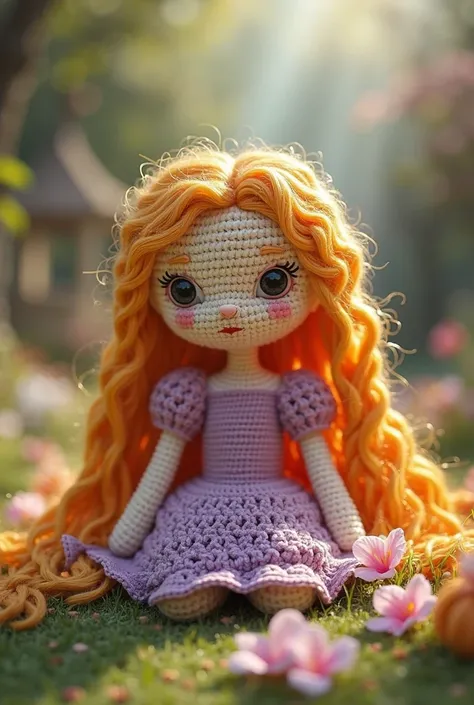 Rapunzel a crochet 