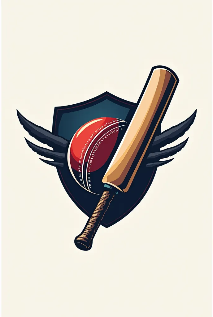 A cricket team logo name: " Digerkanda Riders " without batsman with only bat and ball