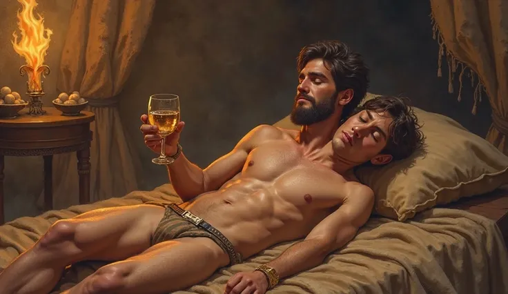 One day, while drinking the wine that produces, he got drunk and fell asleep naked in his tent. cam,  the youngest  , when he finds his father in such a state, he exposes his nakedness to his brothers, mocking him . Without faith,  but , acted with respect...