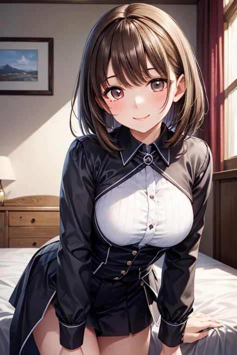  anegasaki nene, shiny brown short hair, beautiful brown eyes, smiling face, sparkling pupils, (fine grain), highly detailed eyes, highly detailed face, highly detailed eyes,, (masterpiece:1.2, best quality), ((only1 girl)), cowboy shot,cowboy shot,, 




...