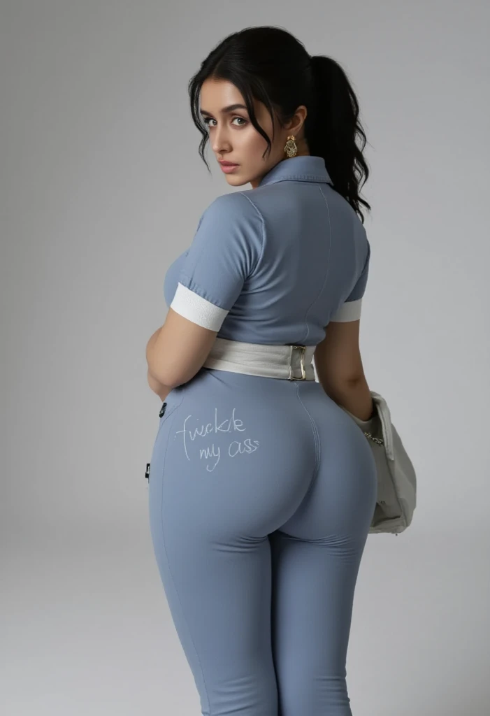 Adult girl  nurse squatting sexy Fullbody Big butt, rare view, big round ass, big butts and write back side of top (fuck my ass) 

