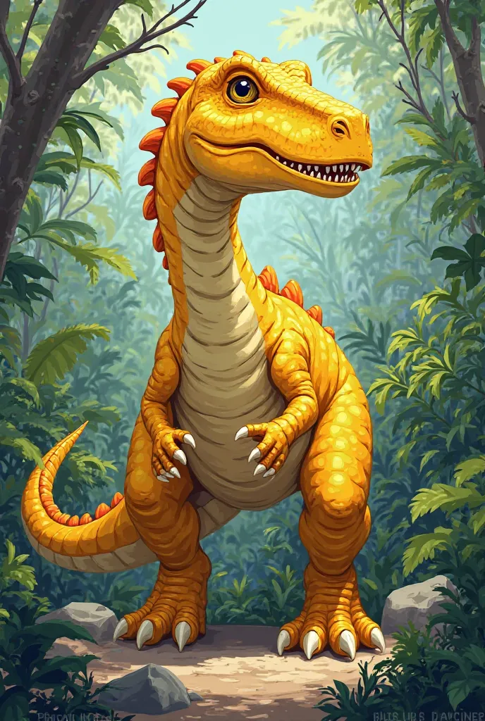 Yellow Dinosaur , For ren 