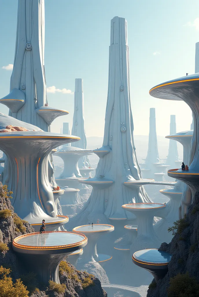 Futuristic worlds post cosmic architecture concept art architecture scifiscapes design future scifi city