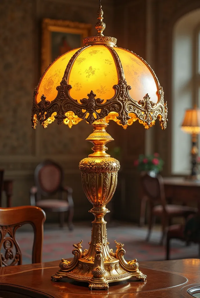 gold lamp