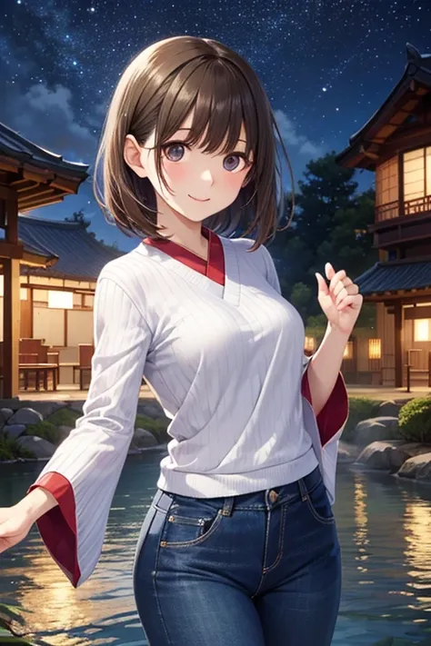  anegasaki nene, shiny brown short hair, beautiful brown eyes, smiling face, sparkling pupils, (fine grain), highly detailed eyes, highly detailed face, highly detailed eyes,, (masterpiece:1.2, best quality), ((only1 girl)), cowboy shot,cowboy shot,, 



 ...