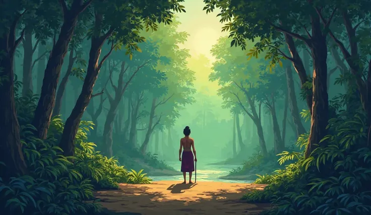 The First Sacrifice Filipino background vibrant 2d flat animation
The first year of the pact arrived. The entire village gathered in the central plaza and chose a name—an old woman with no family. She was taken deep into the dense forest, where the Skin Wa...